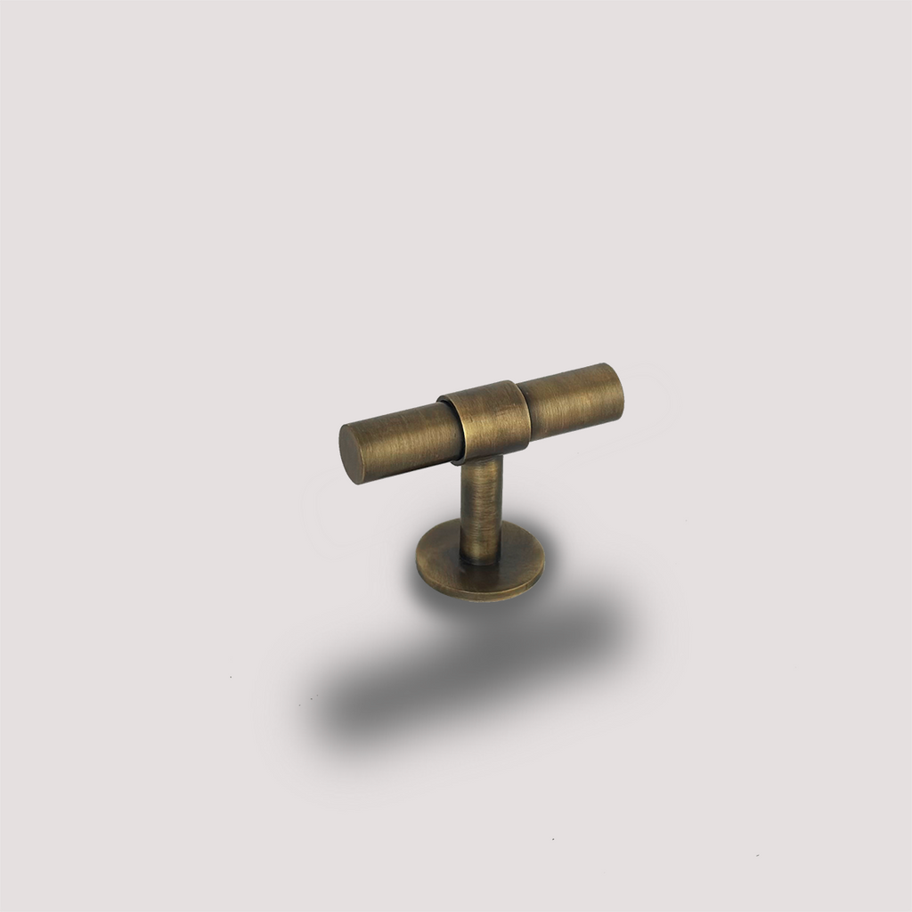 HARDWARE KNOB ANTIQUE BRASS