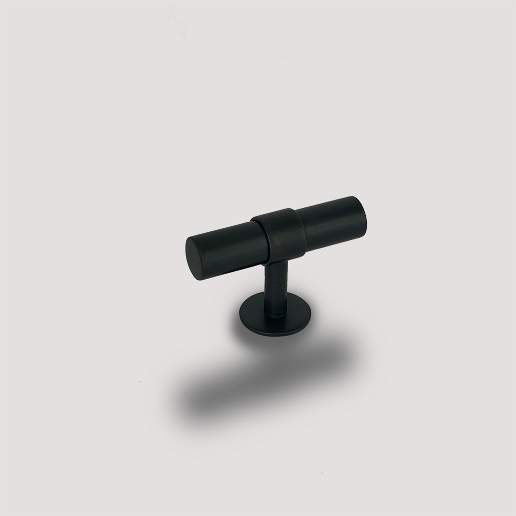HARDWARE KNOB BRONZE BRUSHED BLACK